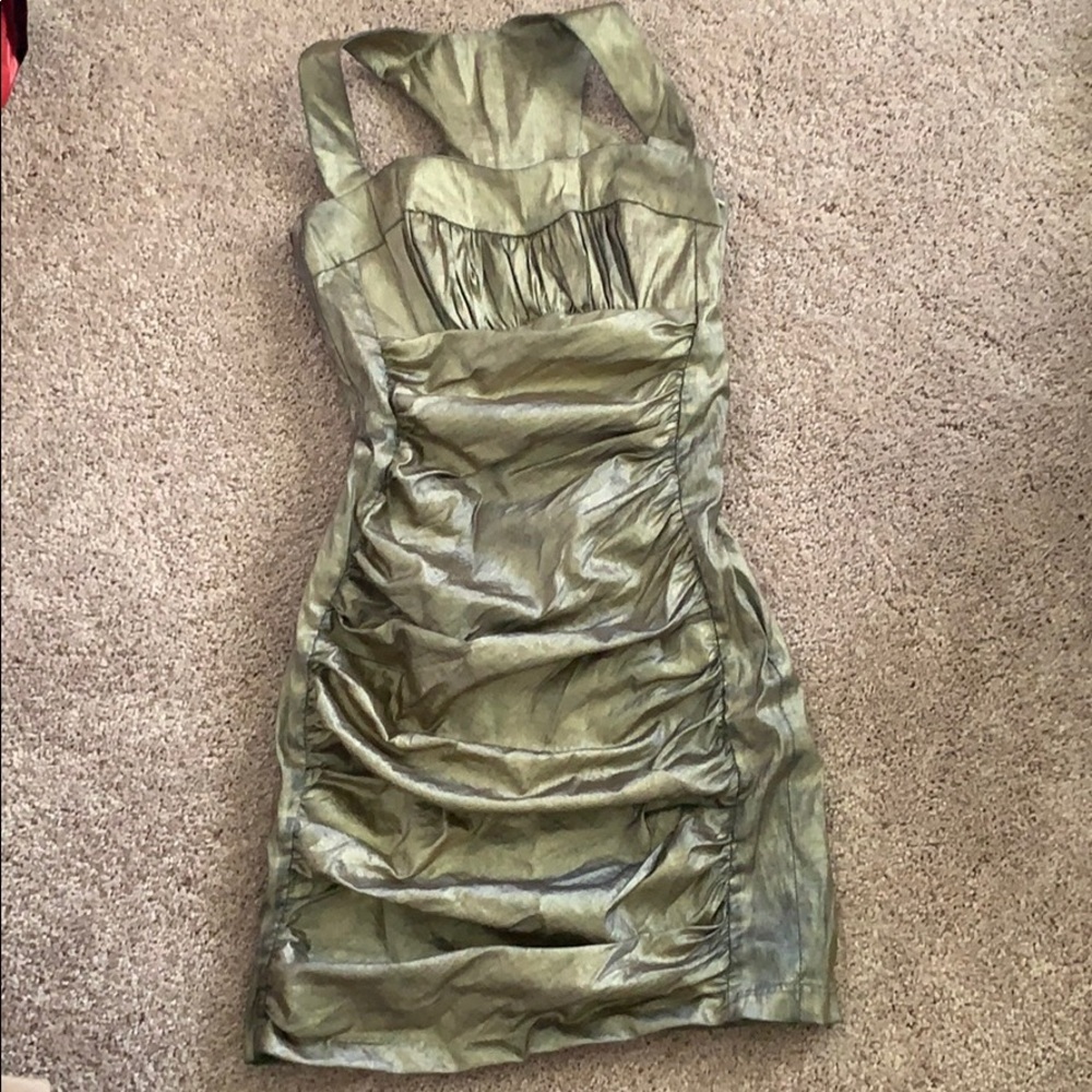 Gold dress